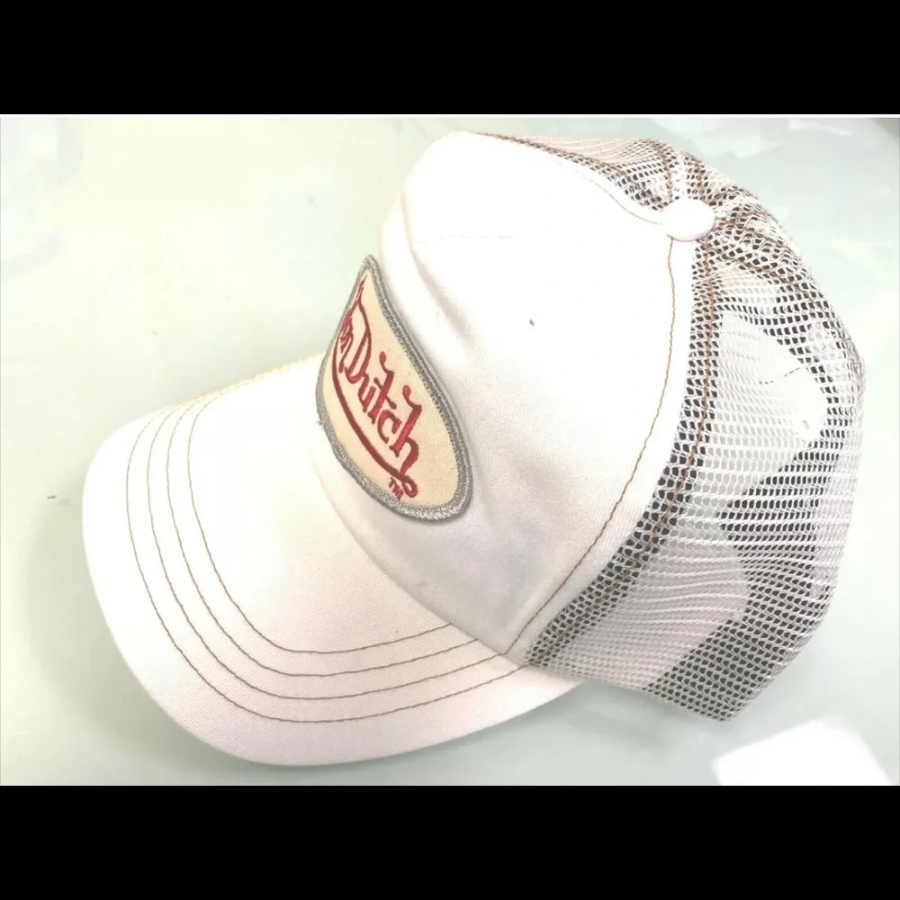 Von Dutch trucker hat snap back brand new vintage White - Picture 4 of 5
